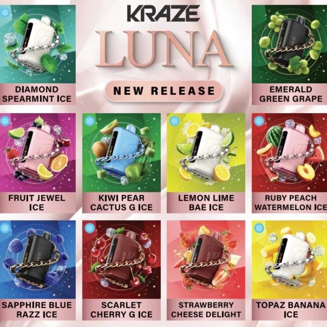 KRAZE KRAZE LUNA 42K PUFFS
