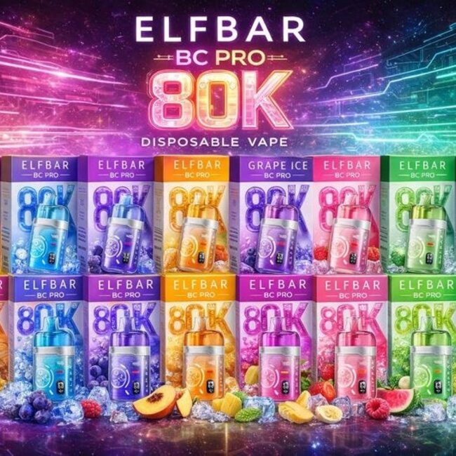 ELF ELF BAR BC PRO 80K  DISPOSABLE VAPE