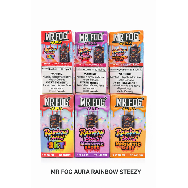 MR FOG MR FOG AURA RAINBOW STEEZY 60K DISPOSIBLE