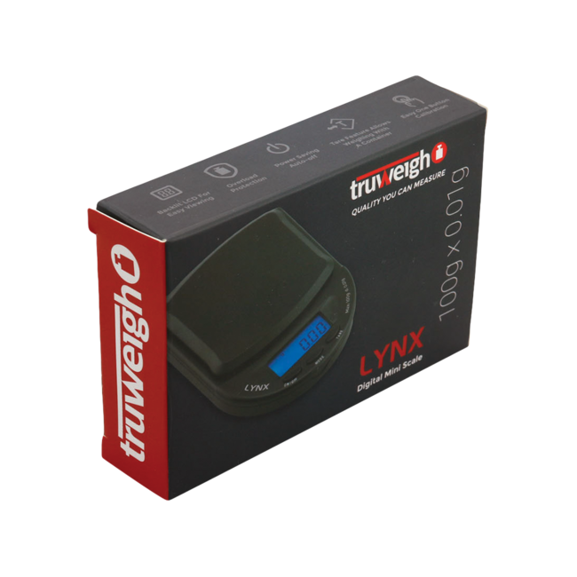 TRUWEIGH TRUWEIGH LYNX DIGITAL MINI SCALE 100G-SC225