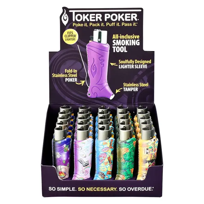 TOKER POKER LIGHTER SLEEVE CLIPPER-LT677
