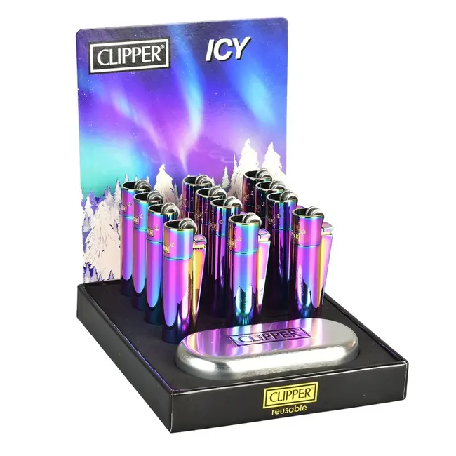 CLIPPER CLIPPER FULL METAL LIGHTER ICY CLASSIC- HZ1065
