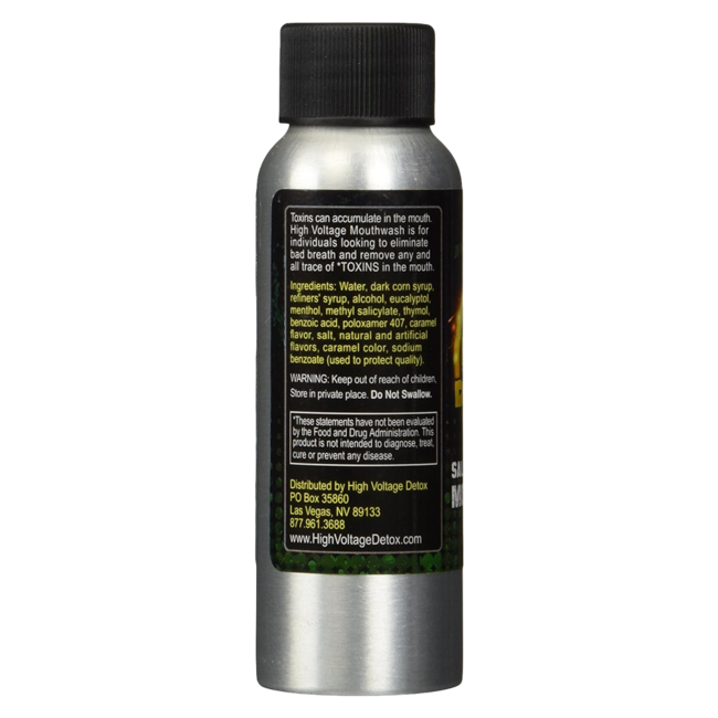 HIGH VOLTAGE HIGH VOLTAGE DETOX SALIVA CLEANSE MOUTHWASH-DT33