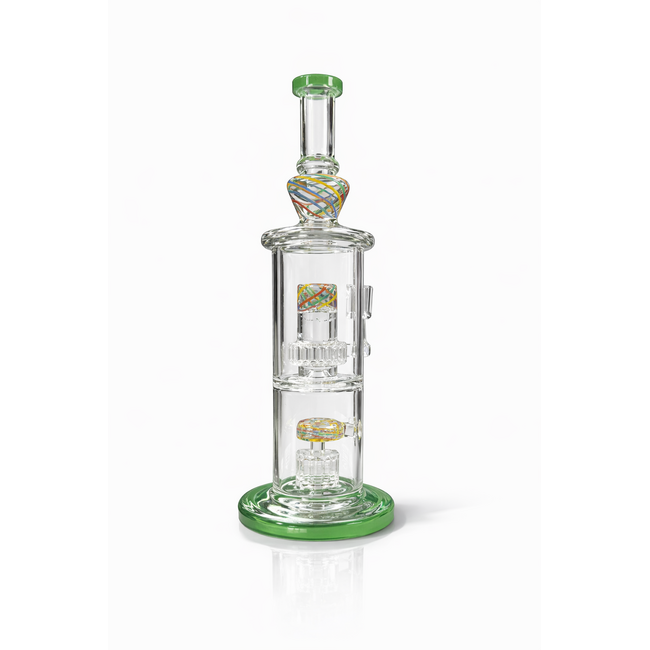 11'' DOUBLE CHAMBER PERCOLATOR DAB RIG