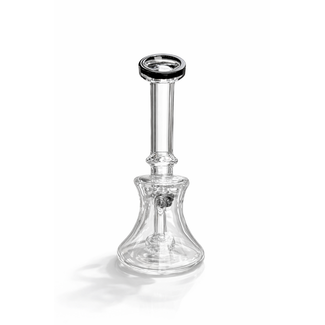 6.5'' ELEGANT CURVED NECK RECYCLER GLASS  BONG-C54