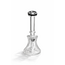 6.5'' ELEGANT CURVED NECK RECYCLER GLASS  BONG-C54
