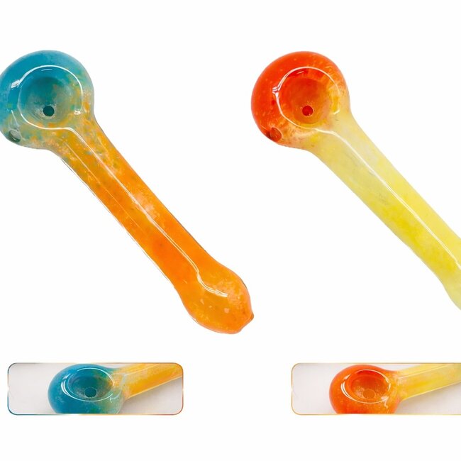 5.5'' TWO TONED GLASS HAND PIPE