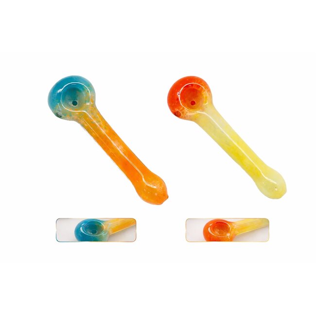 5.5'' TWO TONED GLASS HAND PIPE