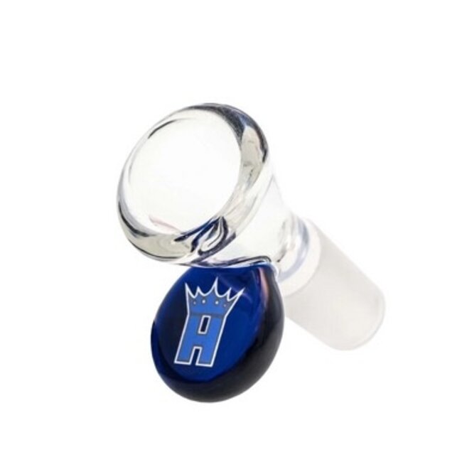 HOSS GLASS 14MM CONE BOWL W/COLORED TAB-YX12P