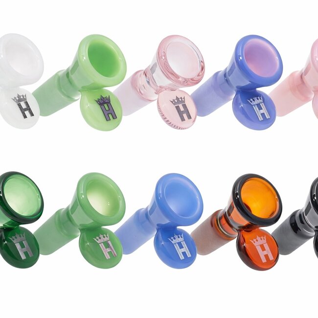 HOSS GLASS HOSS GLASS 14MM FULL COLOR CONE BOWL-YX12AC