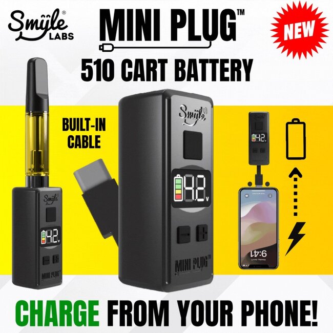 SMYLE SMYLE LABS MINI PLUG 510 CART BATTERY