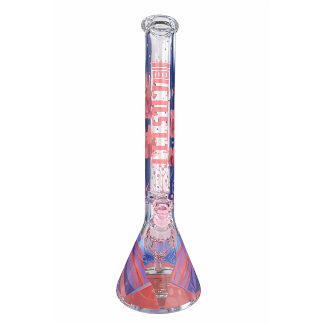 CASTLE GLASS 18'' 9MM CASTLE  GLASS ALIEN BONG CG-101