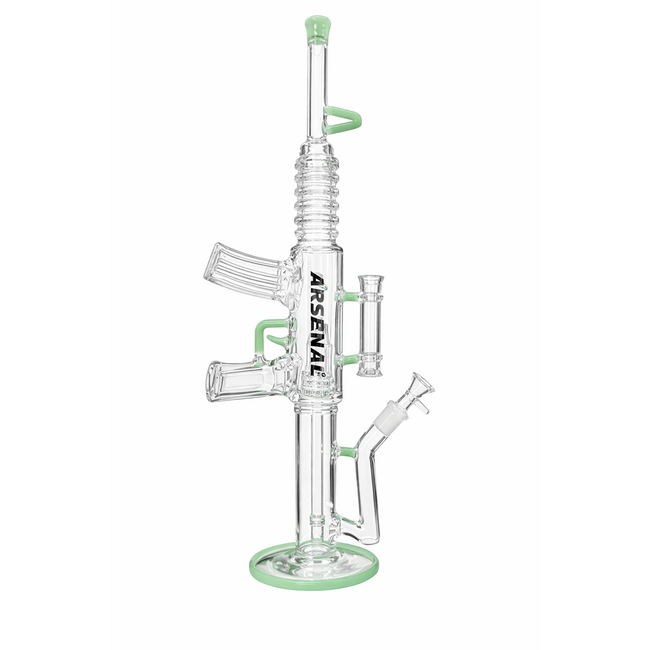 ARSENAL ARSENAL LONG PISTON GLASS BONG-MD-NB-MB1528