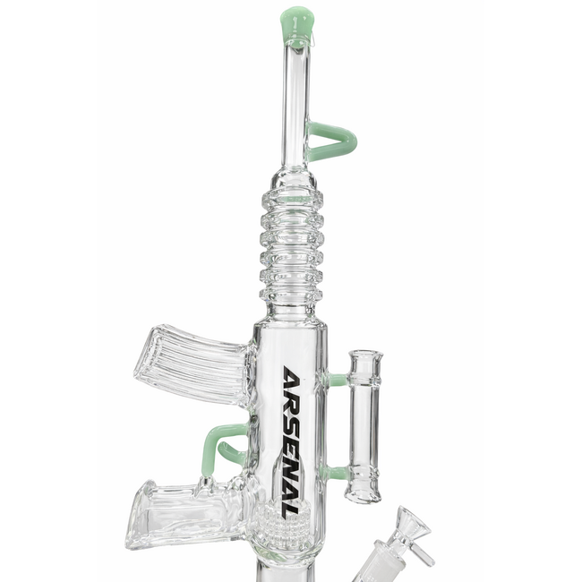 ARSENAL ARSENAL LONG PISTON GLASS BONG-MD-NB-MB1528