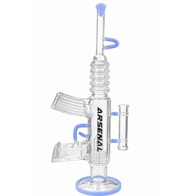 ARSENAL ARSENAL LONG PISTON GLASS BONG-MD-NB-MB1528