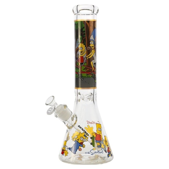 ARSENAL 14'' 7MM ARSENAL ICONS GLASS BONG ANIMATED -AR-GB-1011