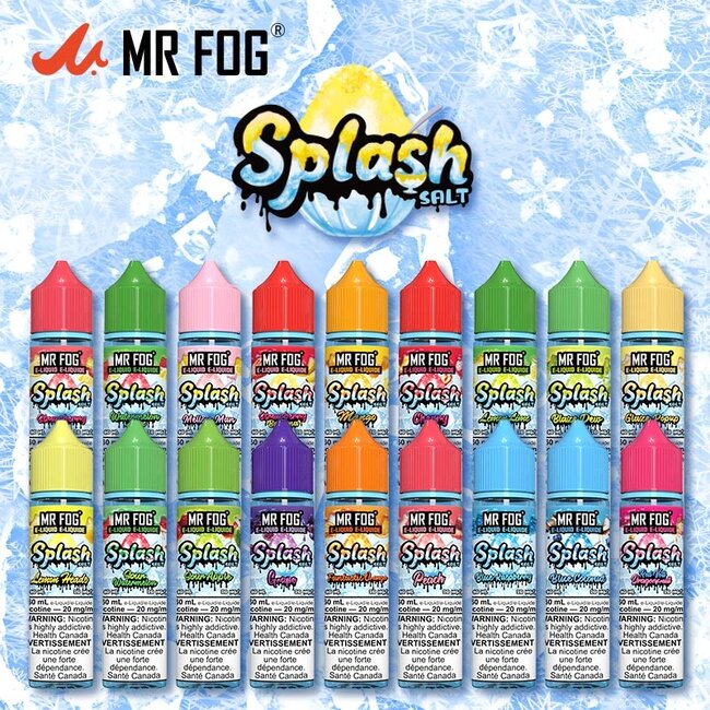 MR FOG SPLASH MR FOG E-LIQUID SPLASH  SALT NIC