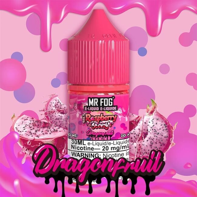 MR FOG MR FOG E-LIQUID RASPBERRY STEEZY SALT NIC