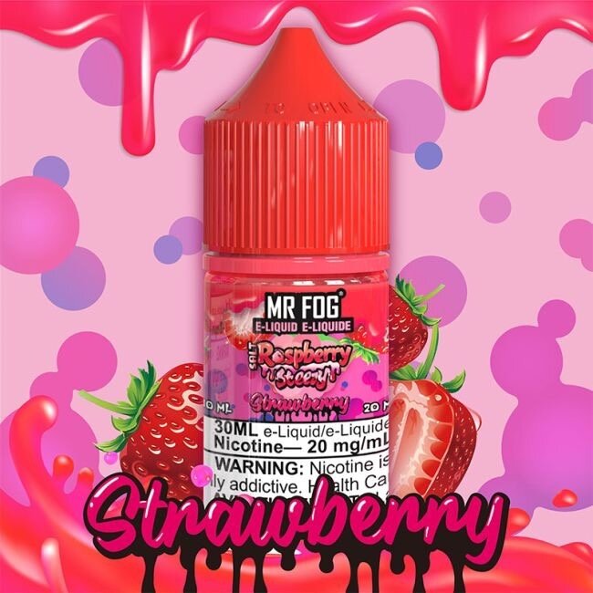 MR FOG MR FOG E-LIQUID RASPBERRY STEEZY SALT NIC