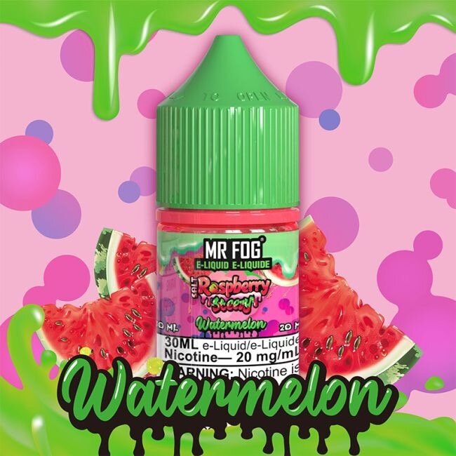 MR FOG MR FOG E-LIQUID RASPBERRY STEEZY SALT NIC