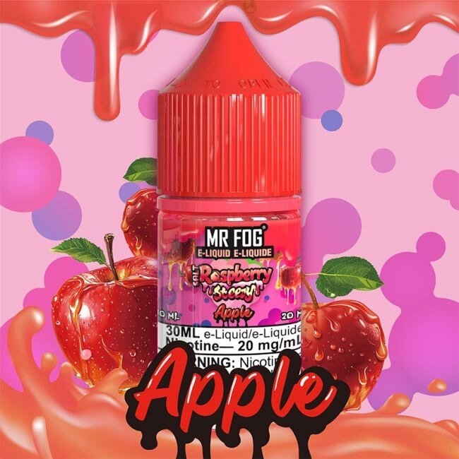 MR FOG MR FOG E-LIQUID RASPBERRY STEEZY SALT NIC