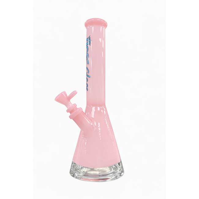 HOSS GLASS 12'' HOSS GLASS 38MM DIAMETER COLORED BEAKER W/WINDOW BASE-H070