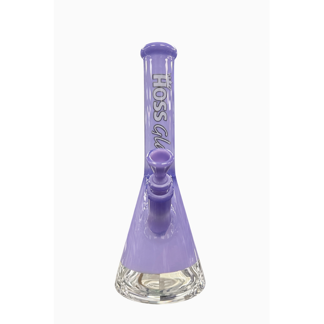 HOSS GLASS 12'' HOSS GLASS 38MM DIAMETER COLORED BEAKER W/WINDOW BASE-H070