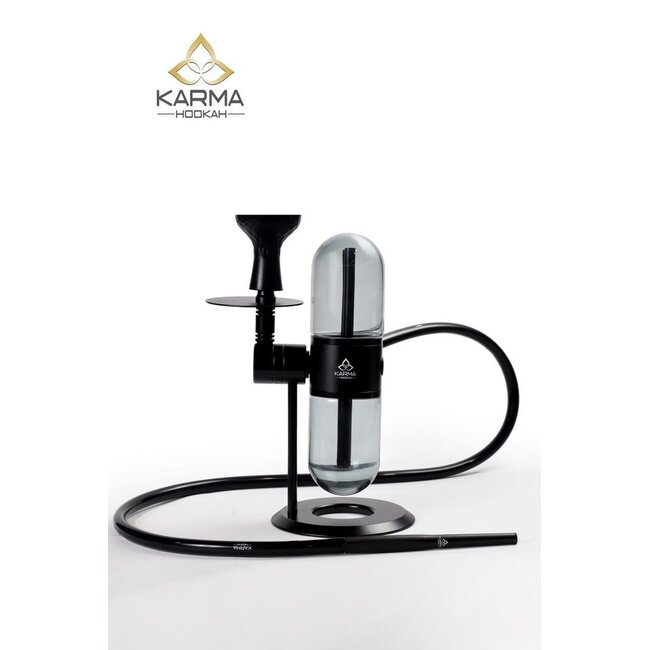 KARMA KARMA ANTARES GLASS ALUMINUM HOOKAH-KH-AHS