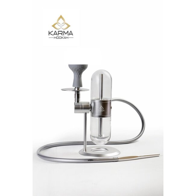 KARMA KARMA ANTARES GLASS ALUMINUM HOOKAH-KH-AHS