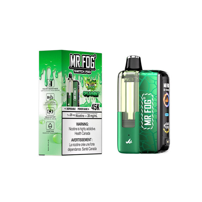 MR FOG MR FOG MINT STEEZY SWITCH POD KIT 45K