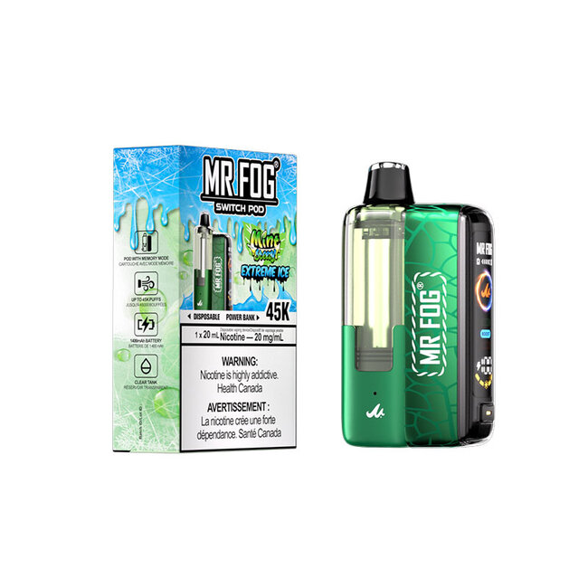 MR FOG MR FOG MINT STEEZY SWITCH POD KIT 45K