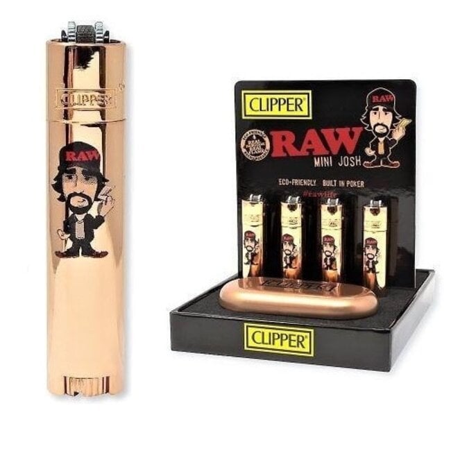 CLIPPER CLIPPER MINI JOSH RAW LIGHTER ROSE GOLD-CMP22R