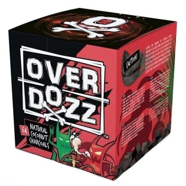 OVERDOZZ OVERDOZZ CUBE CHARCOAL COALS BY STARBUZZ - 62CT