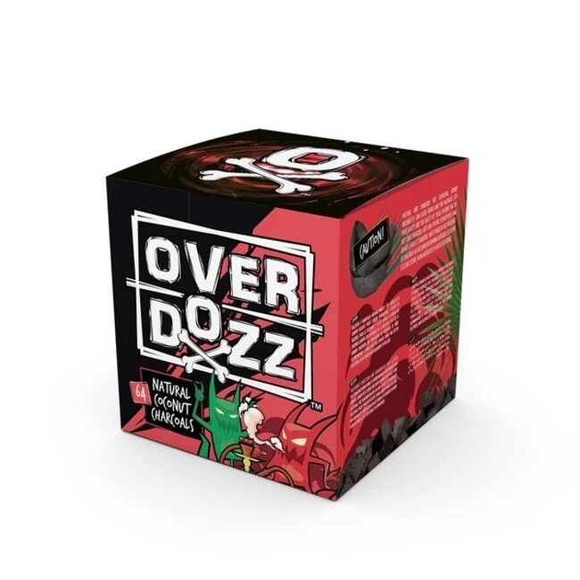OVERDOZZ OVERDOZZ CUBE CHARCOAL COALS BY STARBUZZ - 62CT