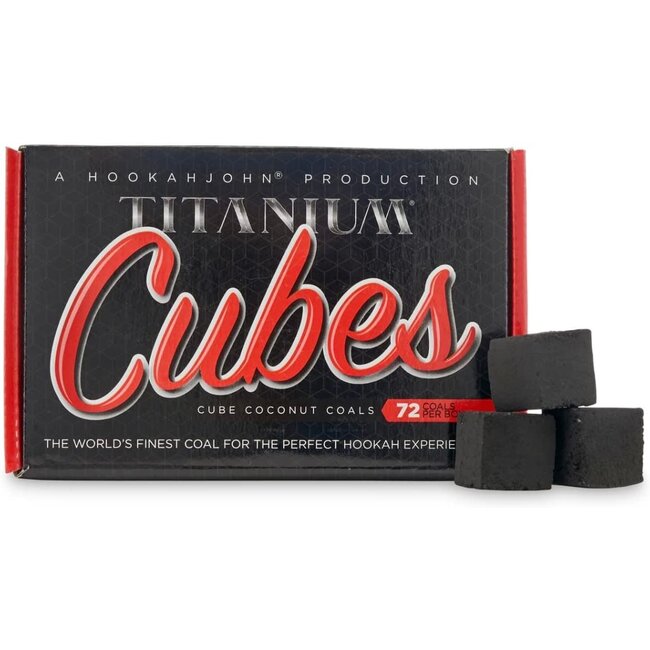 titanium TITANIUM COCONUT CHARCOAL CUBES - 72CT