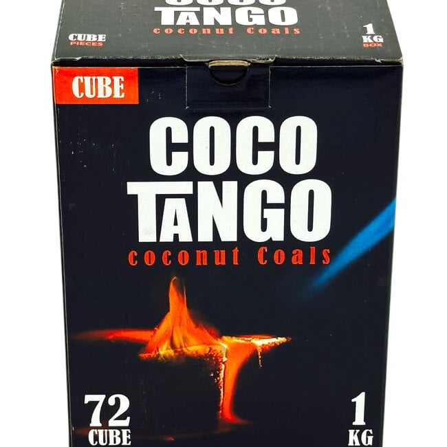 COCO COCO TANGO COCONUT CHARCOAL 1KG - 72 CUBES