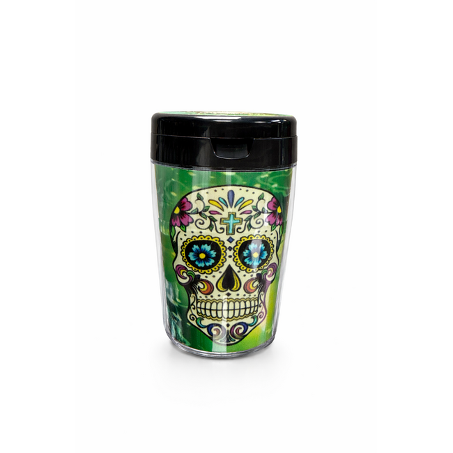 FUJIMA FUJIMA GLOW IN DARK EXTINGUISHING CAR ASHTRAY WITH SKULL -EX31