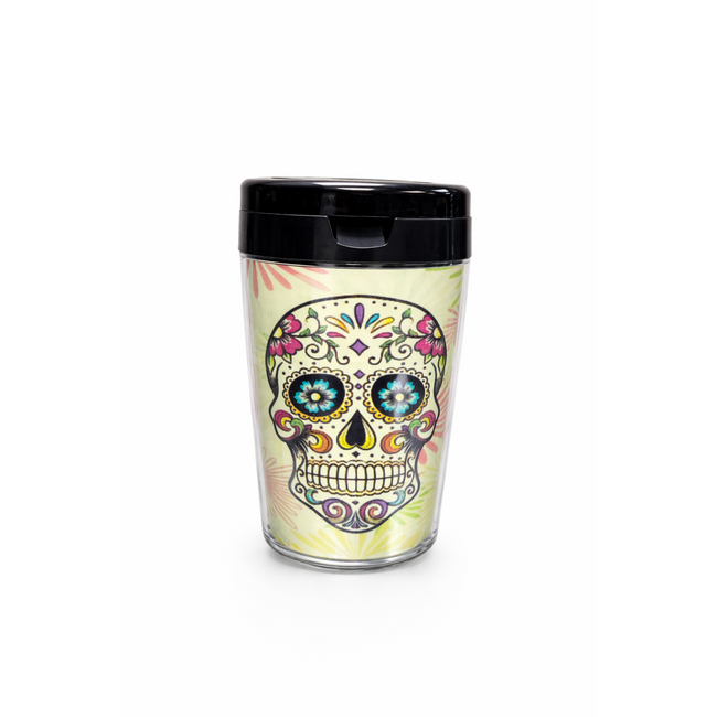 FUJIMA FUJIMA GLOW IN DARK EXTINGUISHING CAR ASHTRAY WITH SKULL -EX31