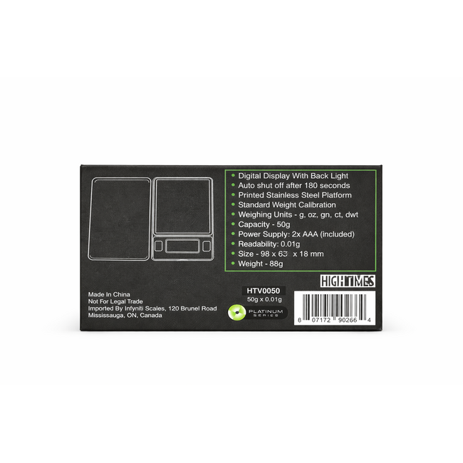 Infinity INFYNITI SCALE HIGH TIMES 50Gx0.01(HTV0050)