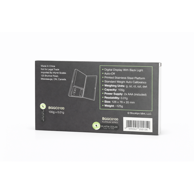 INFYNITI INFYNITI SCALE NOTORIOUS B.I.G 100Gx0.01G(BGGG0100)