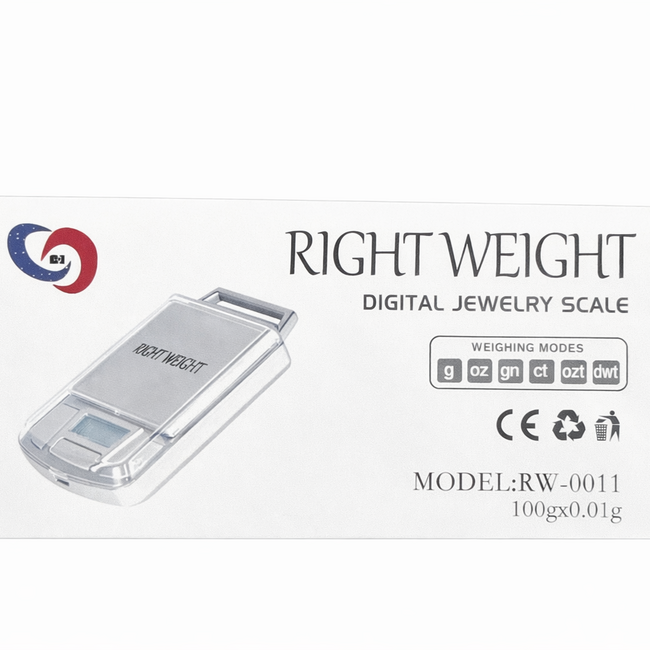 RIGHT WEIGHT RIGHT WEIGHT DIGITAL SCALE-100Gx0.01G(RW-0011)