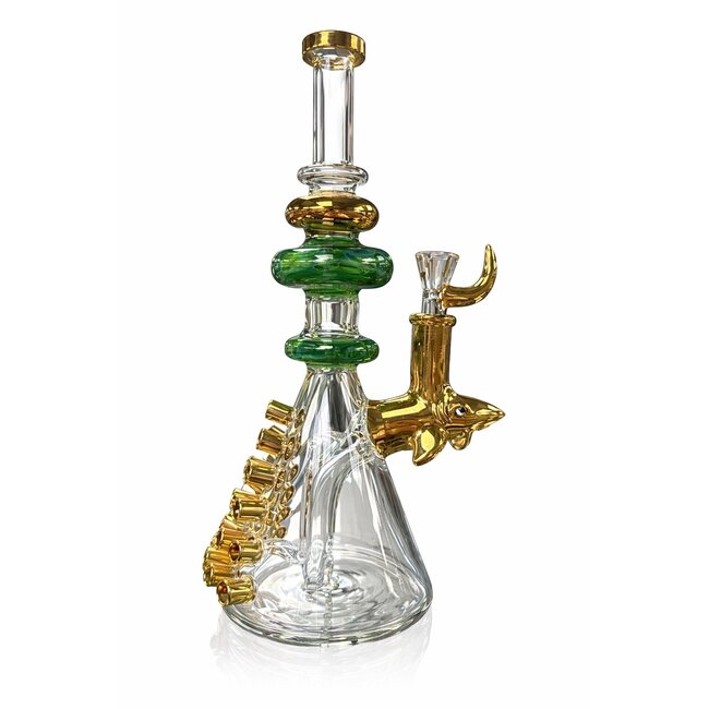 JUICY J 11'' JUICY J MIDAS THE GOLDEN  SHARK BONG-JJ273