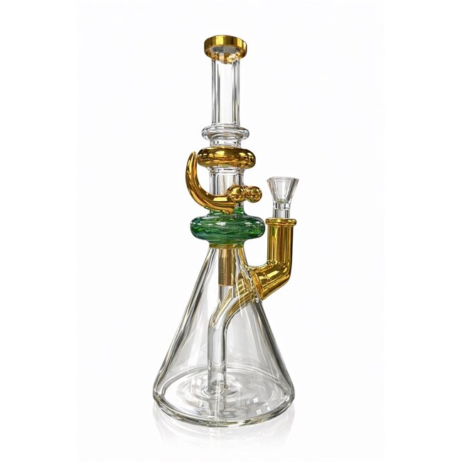 JUICY J 11'' JUICY J MIDAS THE GOLDEN  SHARK BONG-JJ273