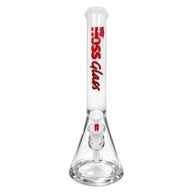 HOSS GLASS 18'' HOSS GLASS THICK  BEAKER W/COLORED TOP-H151