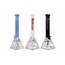HOSS GLASS 18'' HOSS GLASS PYRAMID BEAKER HALF COLORED-H056