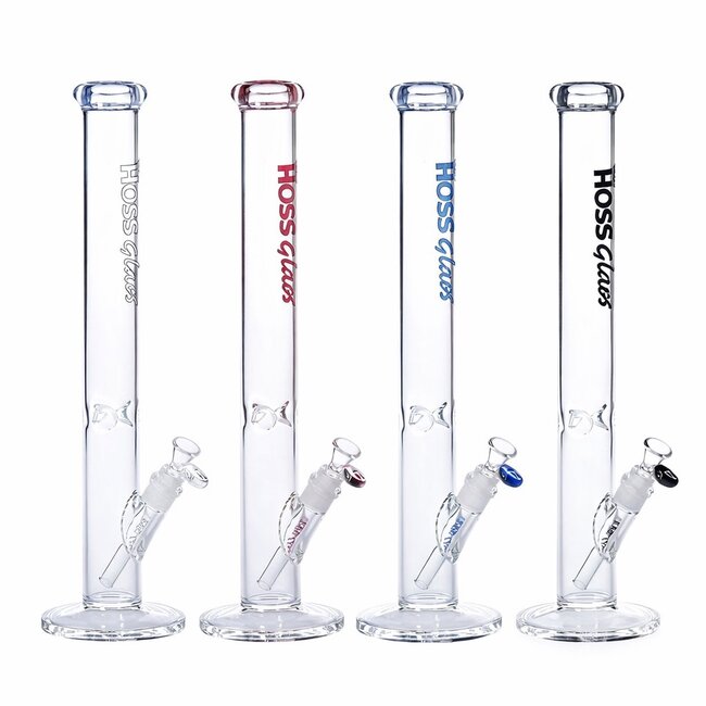HOSS GLASS 18'' 5MM HOSS GLASS STRAIGHT TUBE-H089