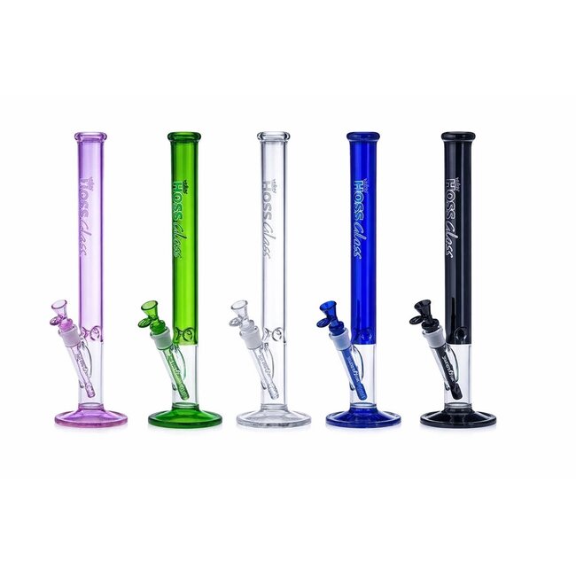 HOSS GLASS 16'' HOSS GLASS DIAMETER COLORED STRAIGHT W/WINDOW BASE  -H071
