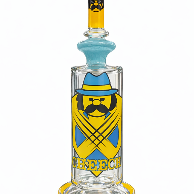 CHEECH GLASS 12'' CHEECH CLASSIC HIGH TIME TUBE YELLOW -CHE-359