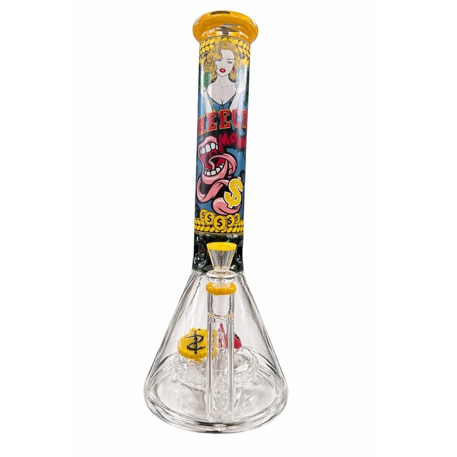 CHEECH GLASS 15'' CASH OUT BEAKER BONG-CHE-376