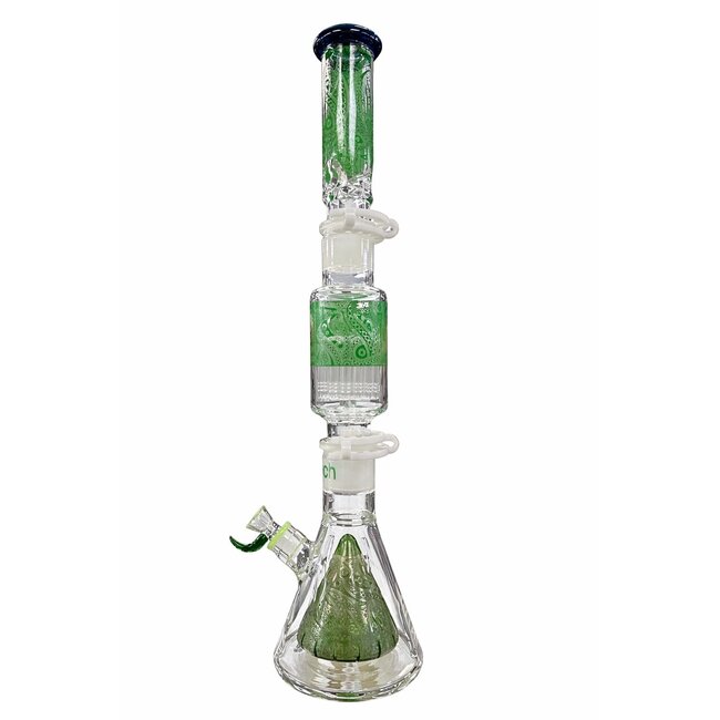 CHEECH GLASS 23'' 3 PCS BUILD A BONG SET BEAKER IN BEAKER CHE-152